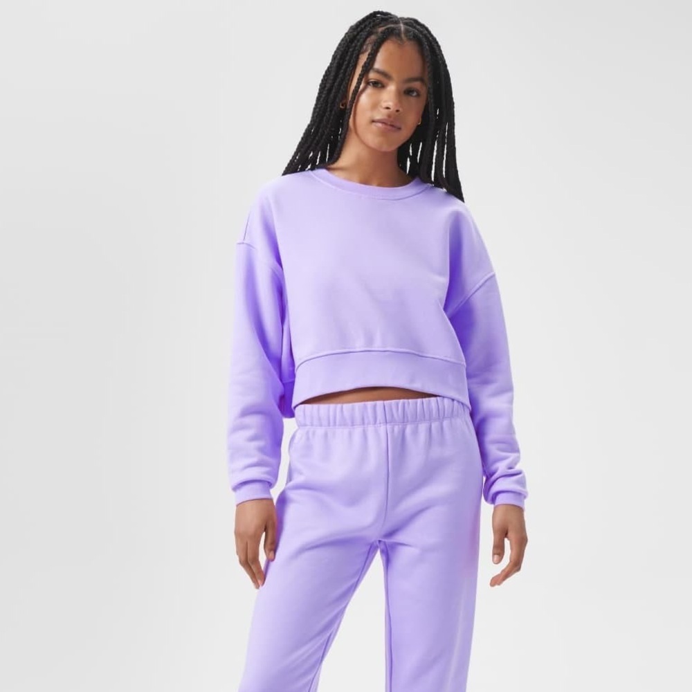 FLORENCE By Mills Cozy Crush Cropped Martinique Sweatshirt